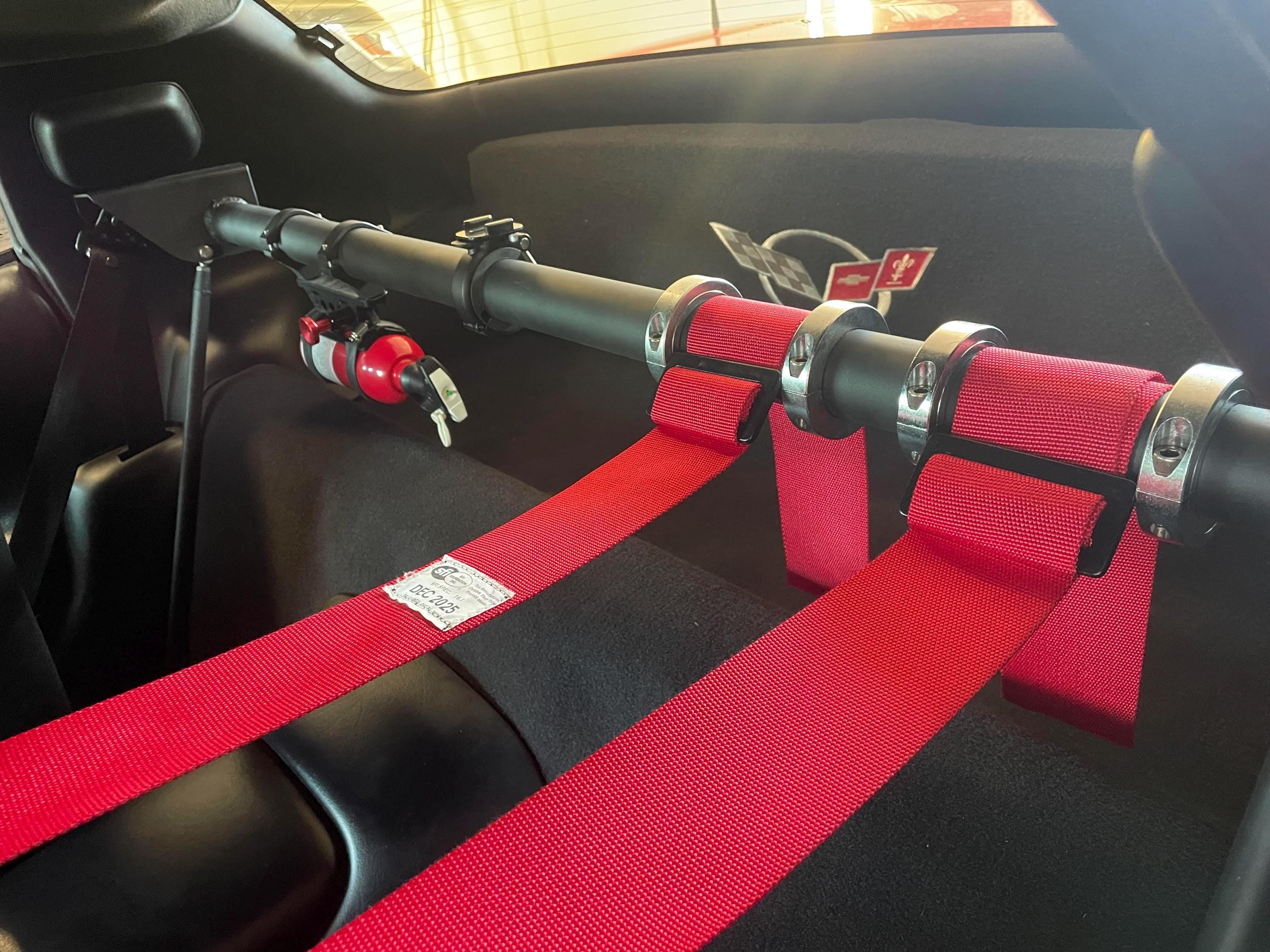 C5 Corvette Harness Bar – Gloss Black | Static Speedworks